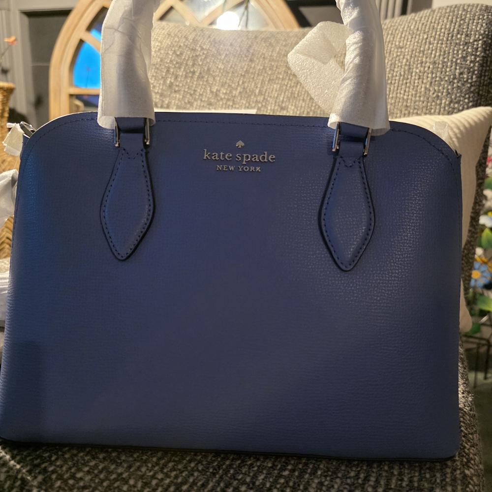 Kate Spade Navy Satchel Bag Darcy  Wkr00438